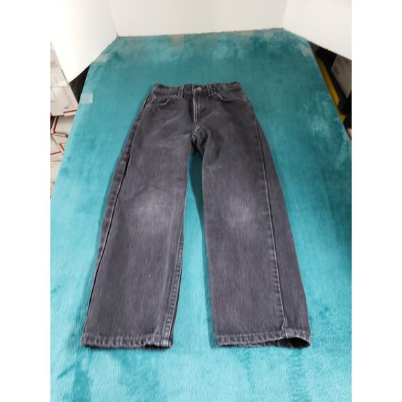 Vintage Levis 562 Jeans Size 8 Boys Rare Orange Tab 1997 USA Loose Slim Straight - Picture 1 of 14
